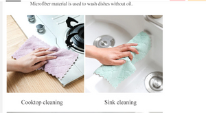 8pcs Home microfiber towels for kitchen Absorbent thicker cloth for cleaning Microfiber wipe table kitchen towel