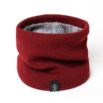 Neck Scarf Winter Women Men Solid Knitting Collar Thick Warm Velveted Rings Scarves High Quality Allmatch Muffler