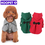 Dog Cloth- pet clothes For small dog  With Woolen hoodie overcoat.