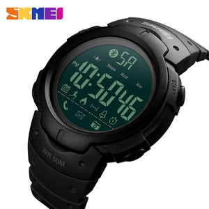 Smart Watch SKMEI Bluetooth Pedometer Calorie Remote Camera Digital Wristwatches Fashion Sport Smartwatch For iPhone Android