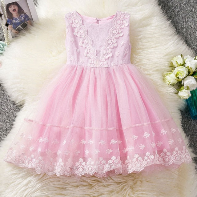 Summer Girl Clothes Cute Children Dresses Kids Daily Clothes For 3 4 5 6 7 Year Girl Little Princess Dress For Teenage Girl..