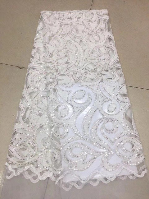 African Lace Fabric 2018 High Quality African Tulle Lace Fabric With Sequins French Net Lace For Women Dress .