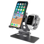 Mobile Phone Holder Foldable Desk Stand Telefon Tutucu Soporte Movil Porta Suporte Celular For Iphone X XR Apple Watch Tablet