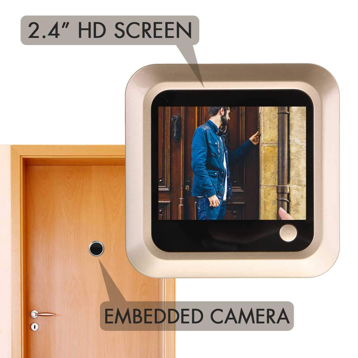 Doorbell Peephole Viewer Door Eye Monitoring Camera 160 Degree