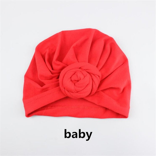 Headband Wrap Hat Mother Girls Kids Turban Headband Hair Head Bands Wrap Bandanas Accessories Headscarf Headwrap Headdress