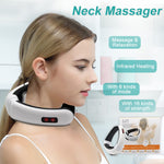 Back and Neck Massager Far Infrared Heating Pain Relief Tool Health Care Relaxation